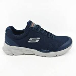 Skechers Equalizer 4 Navy Gray Sneakers 232022 Men's Size 14 Shoes